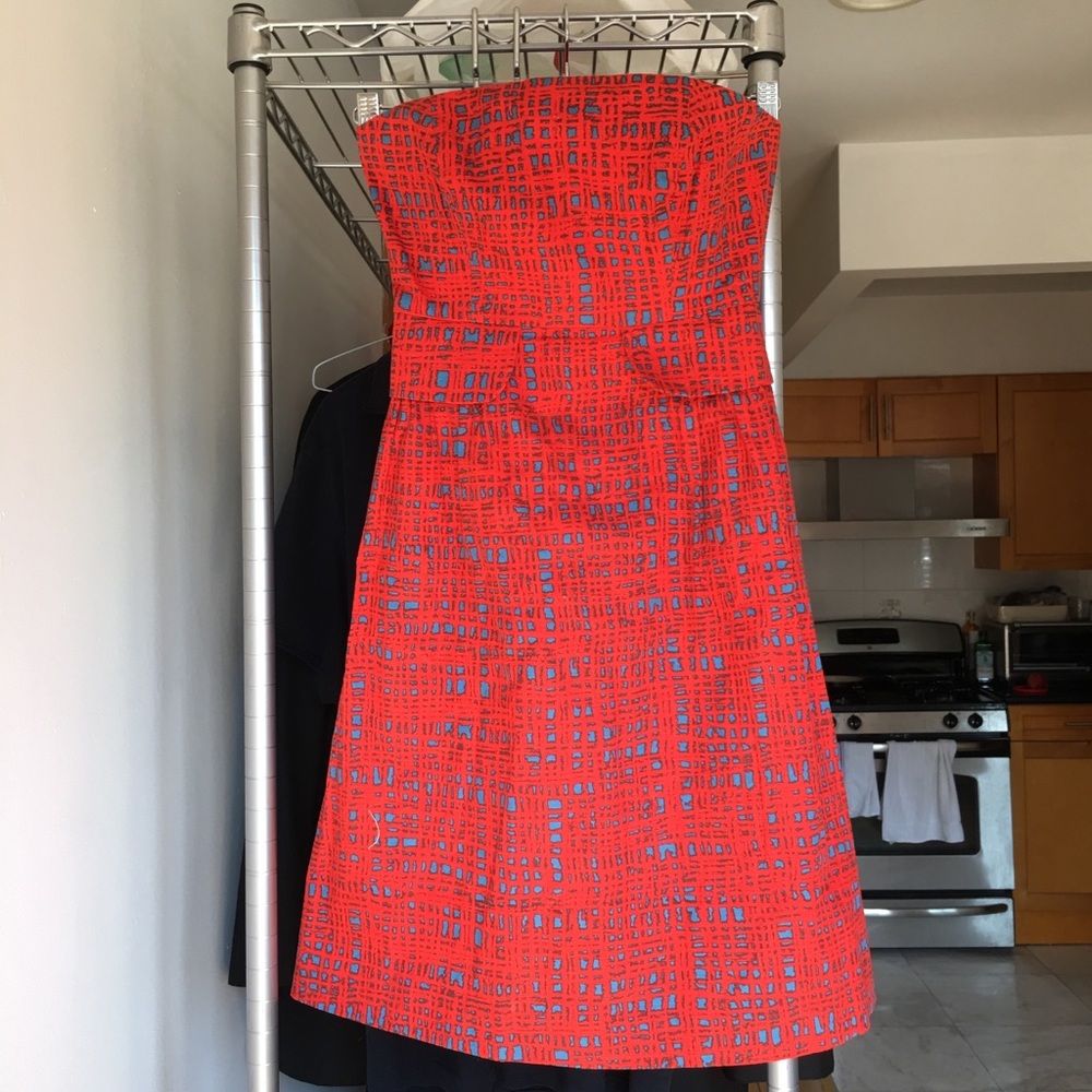 Sz 0 Anthropologie Tabitha strapless dress